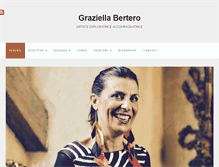 Tablet Screenshot of graziellabertero.com
